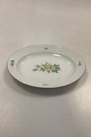 Bing og Grøndahl Klitrose Ovalt Fad No 16