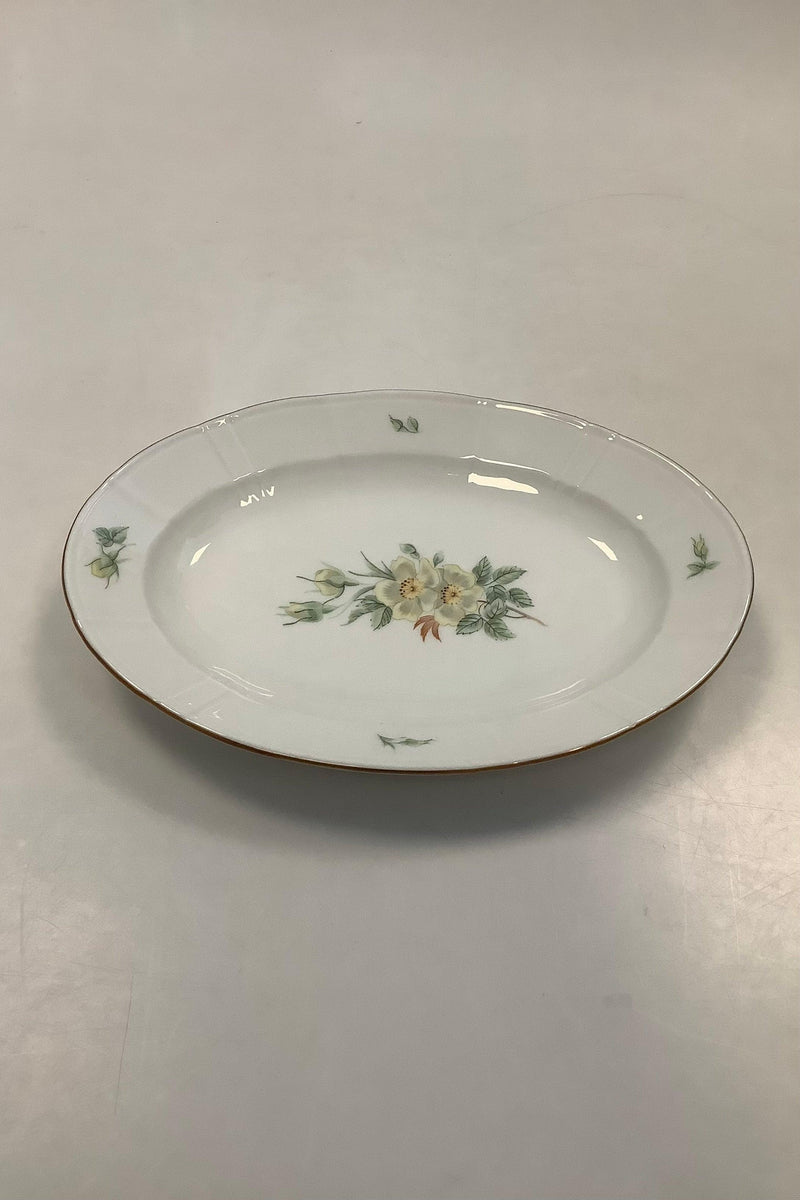 Bing og Grøndahl Klitrose Ovalt Fad No 16