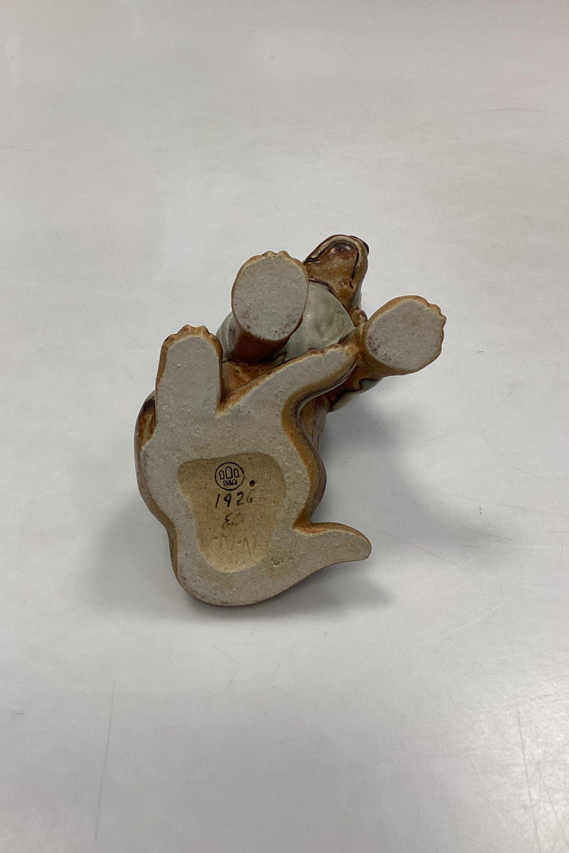 Bing og Grøndahl Stentøjsfigur - Skt. Bernhard Hundehvalp No. 1926