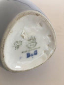 Bing and Grondahl Triangular Art Nouveau Vase with Seagulls No 1714759