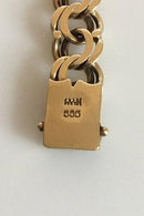 Bismarck Chain in 14 K Gold. Stamped HWN for H. Willadsen-Nielsen and 585