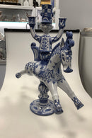 Bjørn Wiinblad Figurine / candle holder with 3 candles No L22 from 1977