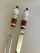 Bjørn Wiinblad Siena for Rosenthal Forskærer Sæt, Brun