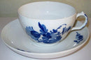Blue Flower Braided Large Morning Cup and saucer No 8042