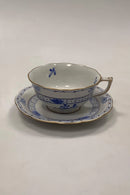 Herend Ungarn Thekop med underkop i Blå overglasur