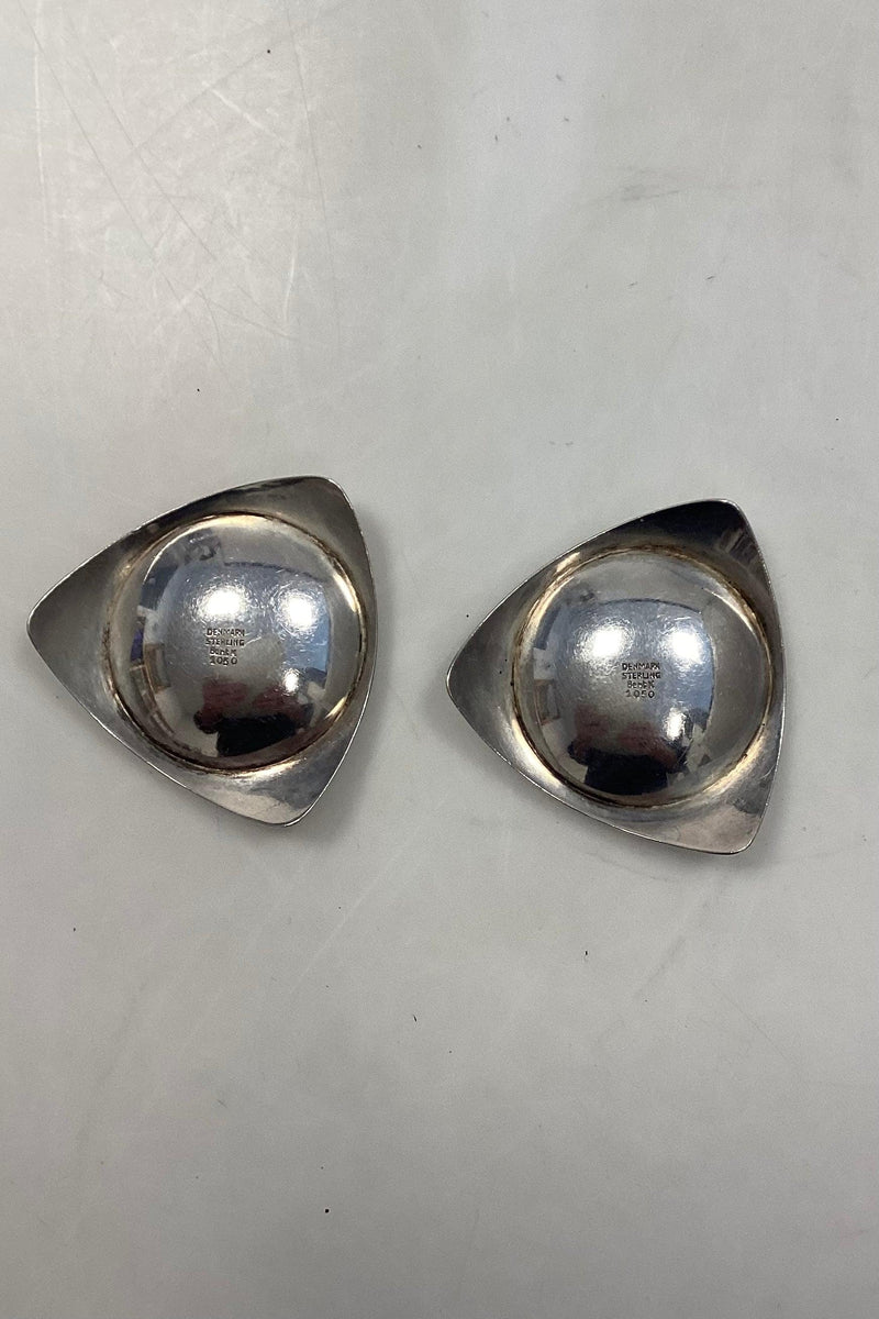 Par Bent Knudsen Sterling Sølv Lysestager No. 1050