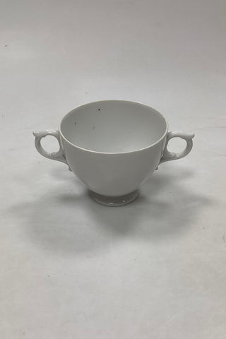 Royal Copenhagen White Institution zwei Griff Tasse