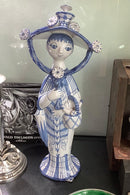 Bjørn Wiinblad Figur fra De fire Årstider, Efterår M22. Signeret i 1985