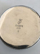 Christian Fjerdingstad Pilleæske i 826 Sølv Prydet med en Ravsten.