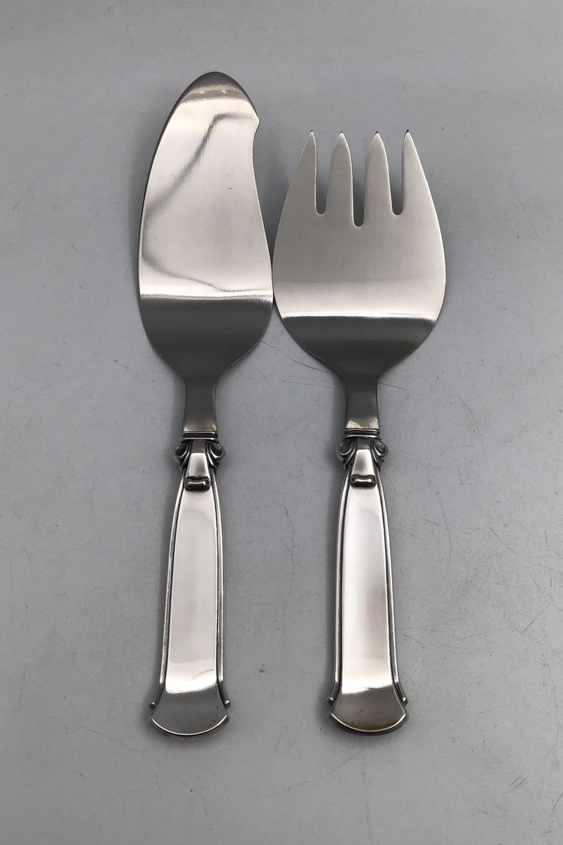 Cohr Sølv / Stål Fiskeserveringsbestik