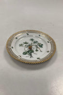 Royal Copenhagen Privately painted Flora Danica Cake plate No 3552