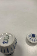 Bing og Grøndahl Dickens Sommerfugl Sennepskrukke med Låg No. 52 C