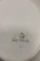 Royal Copenhagen Blaues geriffeltes einfaches geriffeltes einfaches ovales Tablett Nr. 2154