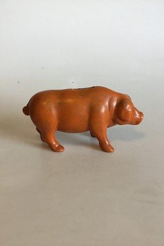 デンマーク製土器貯金箱