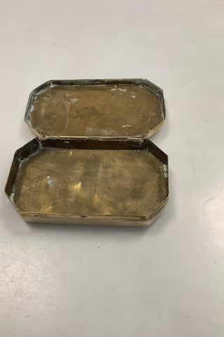Antik Snus Boks i Messing
