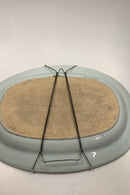 Große ovale chinesische Schale Qianlong 1735-1795