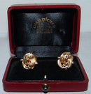 Evald Nielsen 14k Guld Øreskruer med original boks