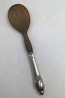 Evald Nielsen Silver No. 6 Serving spoon with horn