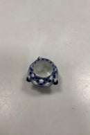 Royal Copenhagen Blaue kannelierte Vase mit Schnecken Nr. 1045