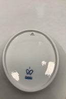 Royal Copenhagen Juliane Marie, hvid Lille ovalt fad