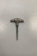 Beautiful Danish Corkscrew in Silverplate