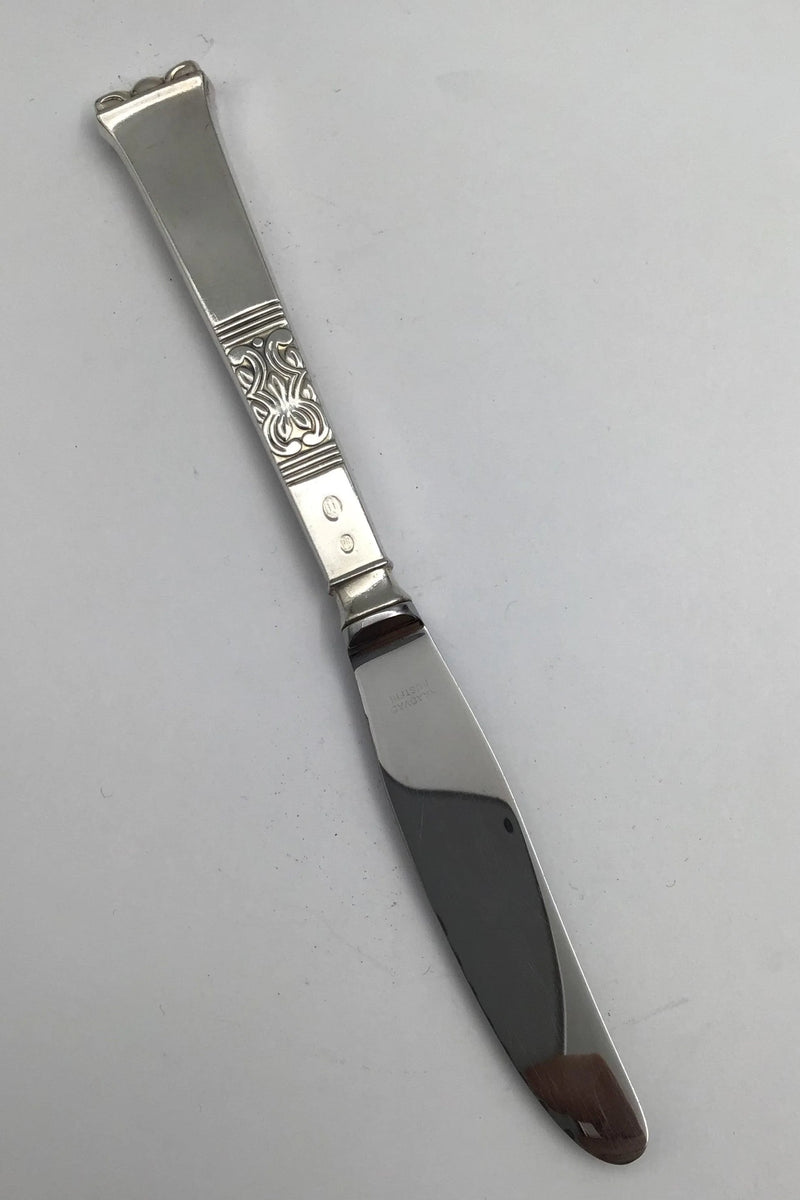 Frigast Sølv Rigsmønstret Middagskniv (Skær)