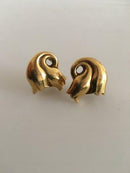 Georg Jensen 18K Gold Ohrringe Nr. 339