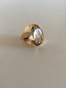 Georg Jensen 18K Gold Ring Nr. 812 mit Rauchquarz