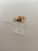 Georg Jensen & Wendel 18K Gold Ring Nr. 234 mit Diamant