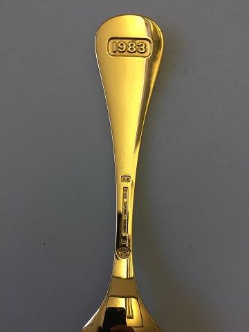 ジョージ ジェンセン イヤー スプーン（ゴールドプレート スターリング