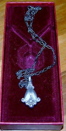 Georg Jensen Annual Pendent in Sterling Silver from 1993 in original box.
