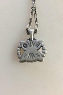 Georg Jensen Annual Jewelry Anhänger Sterling Silber mit Lapislazuli 1998