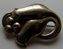 Georg Jensen Brooch in Sterling Silver No 100B.