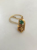 Georg Jensen Pendelleuchte aus vergoldeter Bronze No Sunshine & Night" von Ole Bent Petersen