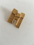 Georg Jensen Vergoldete Ole Bent Pedersen Pendelleuchte Nr. 5212