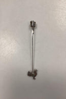 Georg Jensen Golden Christmas Candle Holder - Rooster 1999 / Palladium