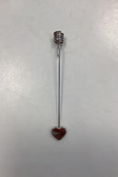 Georg Jensen Golden Christmas Lyseholder - Hjerte 1990 / Palladium