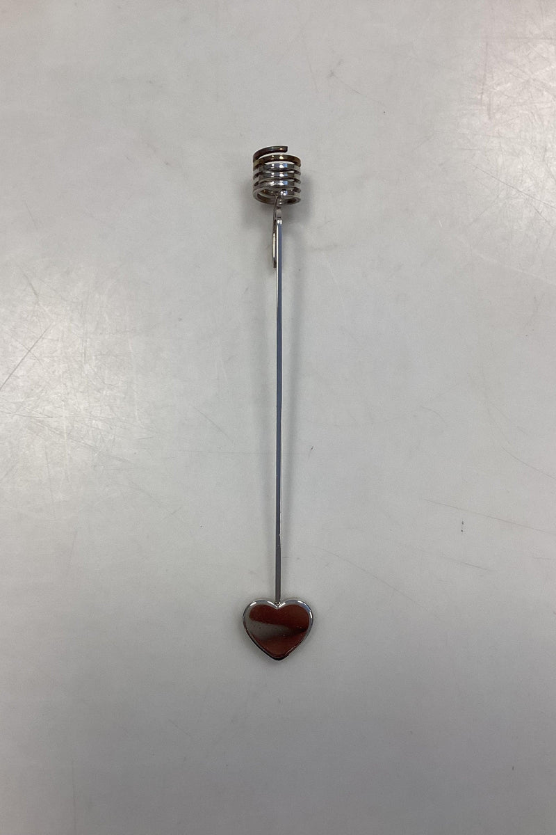 Georg Jensen Golden Christmas Lyseholder - Hjerte 1990 / Palladium