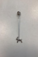 Georg Jensen Golden Christmas Lyseholder - Julebuk 1993 / Palladium