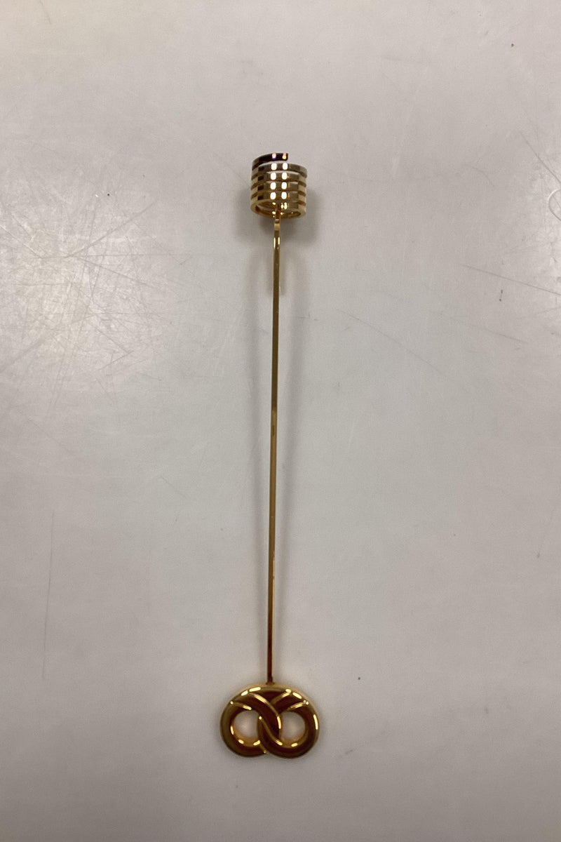 Georg Jensen Golden Christmas Lyseholder - Kringle 1992