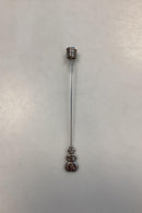 Georg Jensen Golden Christmas Lyseholder - Snemand 1999 / Palladium