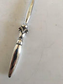 Georg Jensen纯银和不锈钢纽扣钩，编号172。