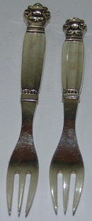 Georg Jensen Acorn Silver Fruit Forks from 1923