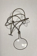 Georg Jensen Cloth Cord with Sterling Silver Pendant No 400 (Magnifying glass) トルン