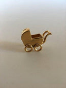 Georg Jensen Messing-Anhänger Nr. 5219 Kinderwagen von Ole Bent Pedersen