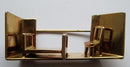 Georg Jensen Modern Brooch in gilded Metal