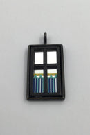 Georg Jensen Oxideret Messing Vindue Vedhæng No. 520