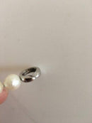 Georg Jensen Perlehalskæde med Lås af Hvidguld