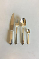 ジョージ ジェンセン ピラミッド スターリングシルバー カトラリーセット 12人用48個