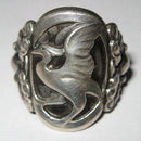 Georg Jensen Ring in Sterling Silver with Crane No 23